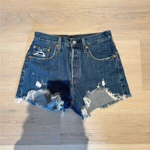 Levi’s Dark Blue 501 Women Shorts